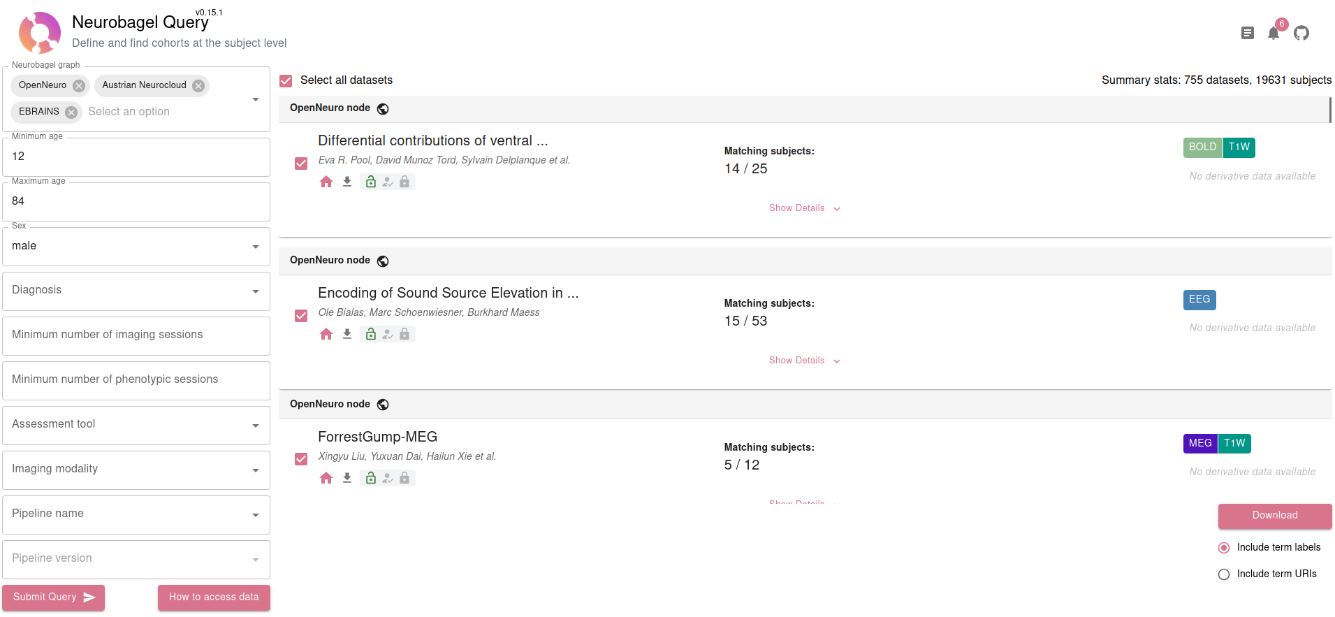 Query tool fallback image